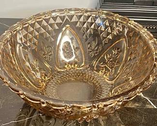 Vintage KIG Pink Depression Glass 