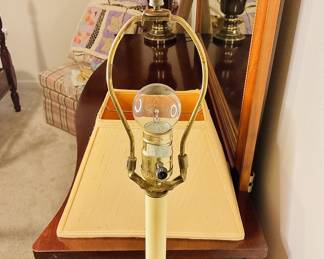 Mid Century Brass Floor Lamp