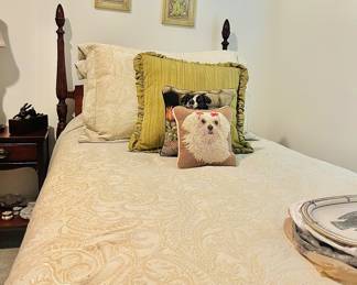 Mid-century four-poster beds by Dixie Furniture in Lexington, NC