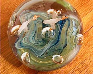 Art Glass Paperweight 