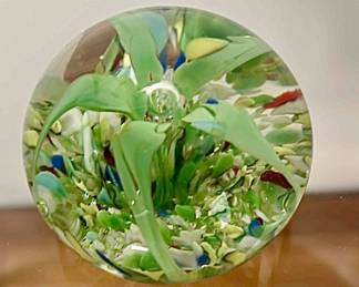 Vintage Murano Art Glass Paperweight 