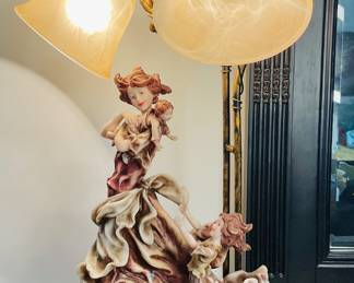 Giuseppe Armani “Circle of Joy” Figurine Lamp Florence, Italy