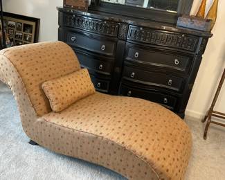 Contemporary Chaise Lounge “Surreal Sunset”
