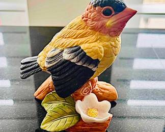 Vintage Lefton goldfinch mid-century Japan