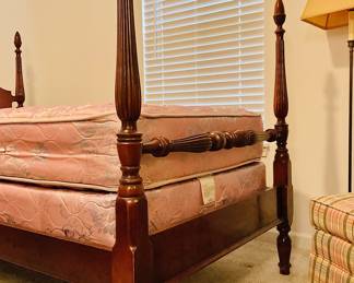 Mid-century four-poster beds by Dixie Furniture in Lexington, NC