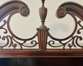 Mahogany Breakfront Cabinet