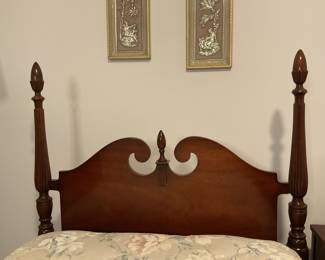 Mid-century four-poster beds by Dixie Furniture in Lexington, NC