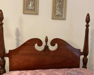 Mid-century four-poster beds by Dixie Furniture in Lexington, NC
