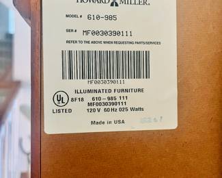 Vintage Howard Miller Grandfather Clock