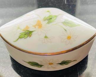 Vintage Lefton trinket box mid-century