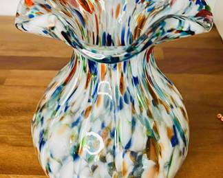 Mid Century Murano ‘End of Day’ Glass Vase