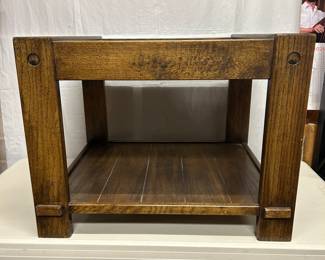 Vintage Wood Side Table