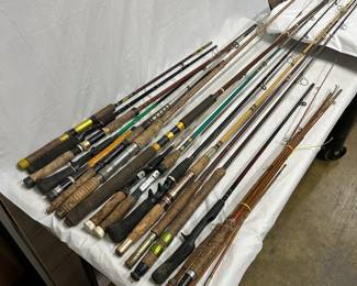Vintage Fishing Pole Parts