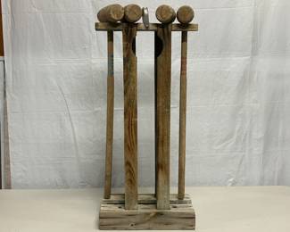 Vintage Croquet Set