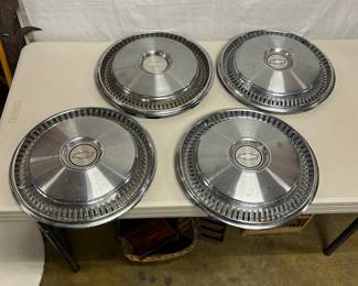 Set of Four Chevrolet Hubcaps / Wheel Covers