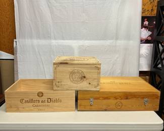 Wooden Wine Boxes
