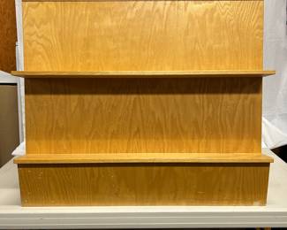 Wood Display Shelf