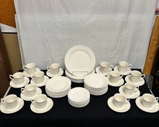 Mikasa Renaissance White China Set