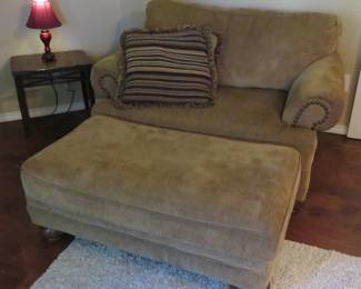 Chair and ottoman