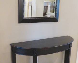 Mirror, console table