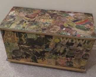 Decoupage trunk