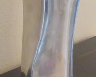Modern cast aluminum vase