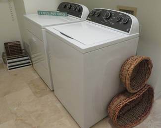 Whirlpool washer and dryer