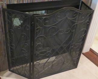 Fireplace screen
