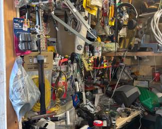 Shed full of nuts and bolts and stuff
