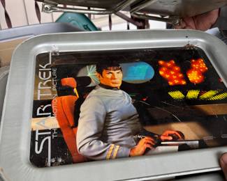 Vintage kids TV trays Flash Gordon Star Trek
