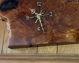 Burlwood clocks