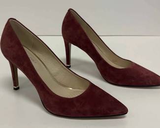Kenneth Cole Wine Womens Pumps Size 8 Riley Suede Pump