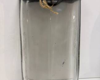 Early 20th Century U.S. Mail Glass Carrier Tube with Locking Lid
