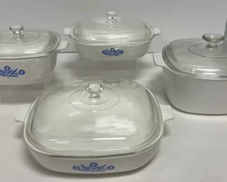 Corning Ware Blue Cornflower Baking Dishes More