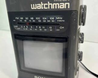 006 MEGA Watchman Portable Black White TV