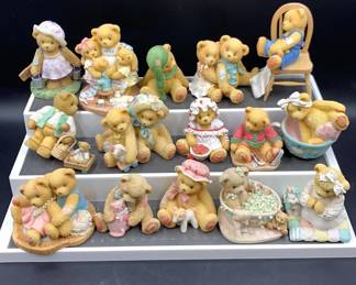 Cherished Teddies Figurines 15 Pieces