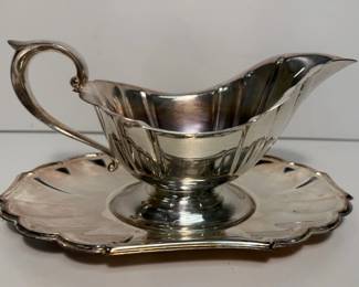 Gorham Silver plated Gravy Boat Heritage