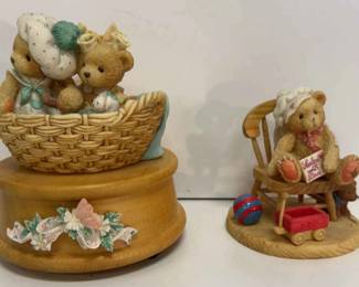 Beth Blossom Music Box Cherished Teddies Figurine
