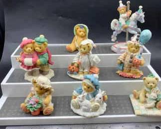 Cherished Teddies Figurines 8 Holiday, Seasonal, and Everyday Themes