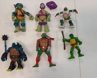TMNT Teenage Mutant Ninja Turtles figures