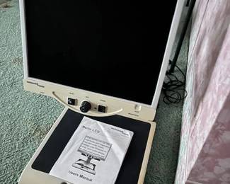 Merlin Vision enchancement machine. Aids in partial blindness / macular deneration