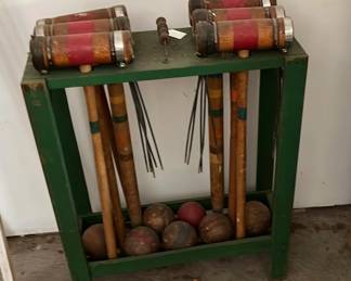 Vintage complete Croquet Set
