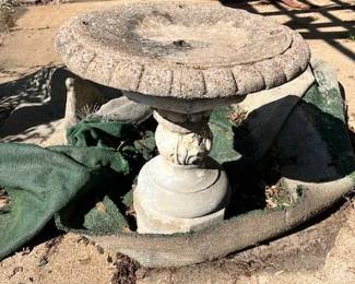 Cement fountain