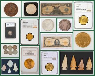 Summer Numismatics Collage