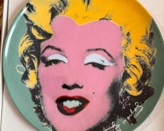 Andy Warhol Marilyn Plate