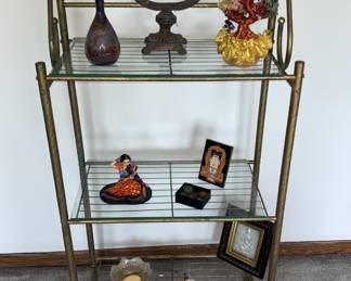 Brass Bakers Rack