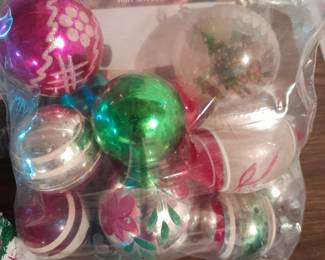 Vintage Christmas ornaments