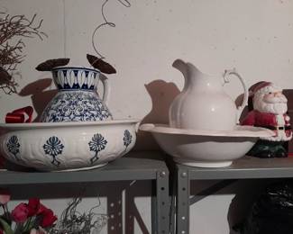 Pitcher and basins