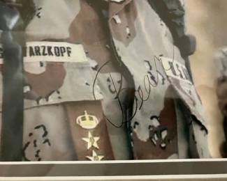 General Norman Schwarzkopf photograph - signed with his nickname, "Bear"