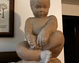 "Baby" by Betty B. Woodhouse, 20th Century American Sculptor